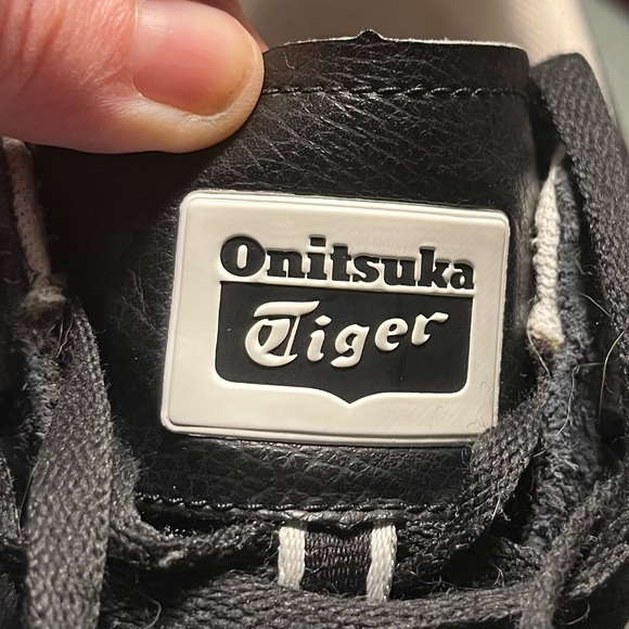 Onitsuka Tiger Black and White Men's Sneakers Size 11 1/2 - Picture 10 of 12